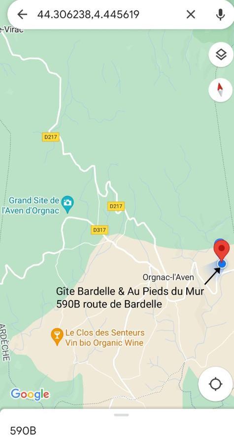 Gite Bardelle Orgnac-lʼAven المظهر الخارجي الصورة